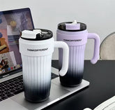 Gradient Color Insulated Cup 316 Stainless Steel Coffee Cup 860ml